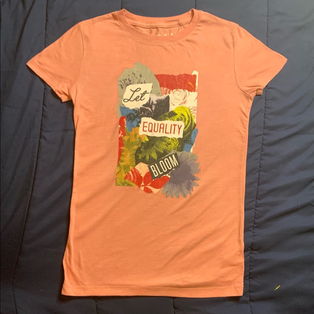 “ Let equality bloom” short sleeve shirt